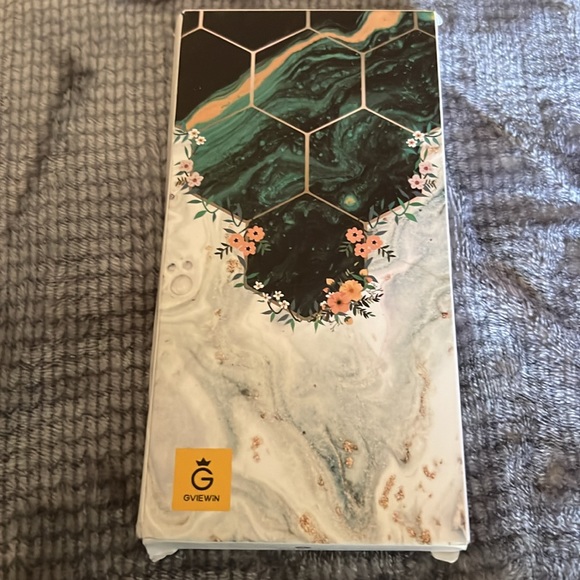 GVIEWIN Metal Kickstand for iphone 12 6.1 (White/Gold) - Picture 3 of 5